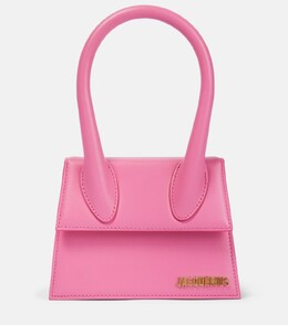 Кожаная сумка через плечо Le Chiquito Moyen Jacquemus, розовый p00762700 | pink