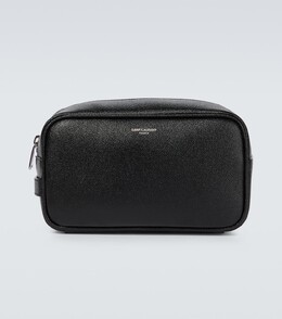 Кожаная сумка для белья Saint Laurent, черный p00579104 | black