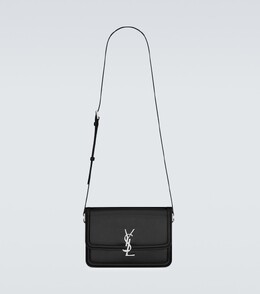 Сумка на плечо Solferino среднего размера из кожи Saint Laurent, черный p00709444 | black