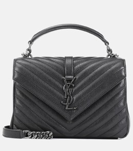 Сумка через плечо College среднего размера Saint Laurent, черный p00293469 | black