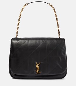 Jamie 4.3 Кожаная сумка через плечо среднего размера Saint Laurent, черный p00799449 | black