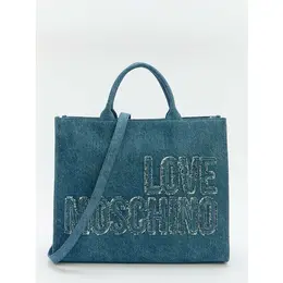Сумка тоут Love Moschino, синий 4358290212
