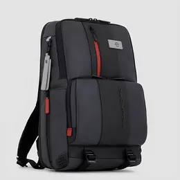 Рюкзак торба Piquadro Urban, фактура матовая, красный, серый 102889106731