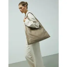 Сумка тоут Afina, фактура гладкая, капучино 4346926614