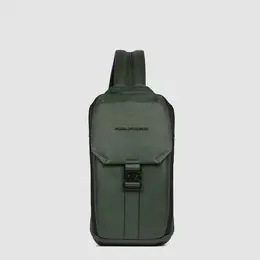 Рюкзак слинг Piquadro, зеленый, 4401669200