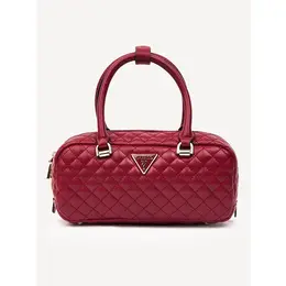 Сумка багет Guess, фактура гладкая, стеганая, малиновый 103720904610
