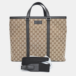 Gucci Beige Jacquard Jacquard Tote and Shoulder Bag 1178918