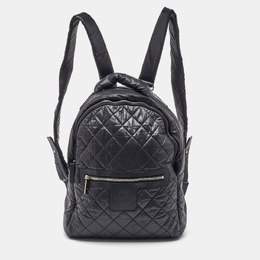 Chanel Black Quilted Nylon Coco Cocoon Backpack 1178181