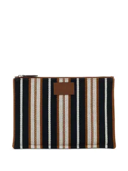 Fendi striped clutch bag 31028747