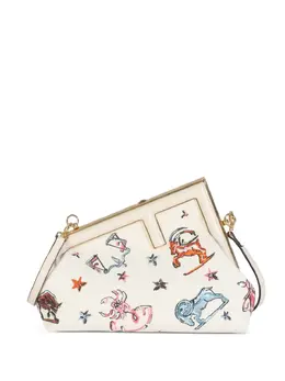 Fendi Astrology Embroidered canvas bag 31001378