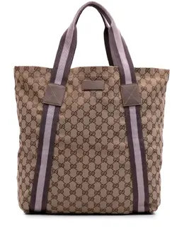 Gucci 2016-2025 GG Canvas Web tote bag 31094505