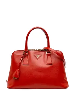 Prada 2000-2025 Medium Saffiano Vernice Promenade satchel 31098075
