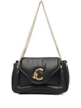Coccinelle logo-plaque chain shoulder bag 31006592