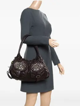 Sonia Rykiel leather studded shoulder bag 30317314