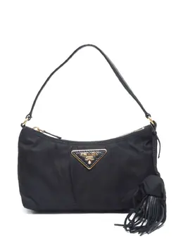 Prada 2010-2020 triangle-logo shoulder bag 30399219