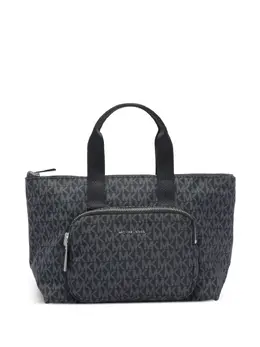 Michael Kors Tanner logo-plaque zip-fastening tote bag 31067872