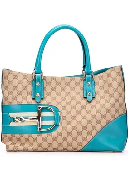 Gucci 2000-2015 GG Canvas Hasler Web tote bag 31126219