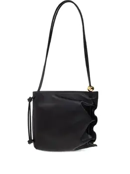 Furla ruched leather shoulder bag 30920826
