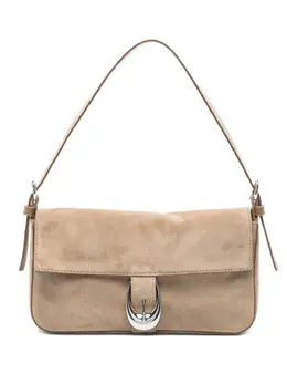 Staud Harlow buckled suede shoulder bag 30987701
