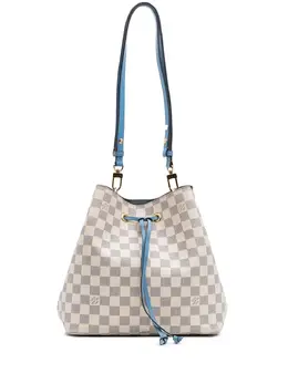 Louis Vuitton 2019 Damier Azur Neonoe MM bucket bag 31118721