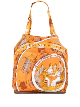 Hermes 2007 Jeu des Omnibus et Dames Blanches Silky Pop tote bag 31121212
