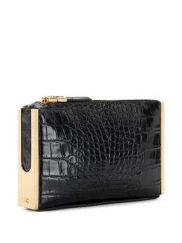 Elisabetta Franchi crocodile-effect clutch bag 30696882