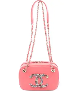Chanel 2020-2021 Giant Crystal CC Camera Bag crossbody bag 31030985