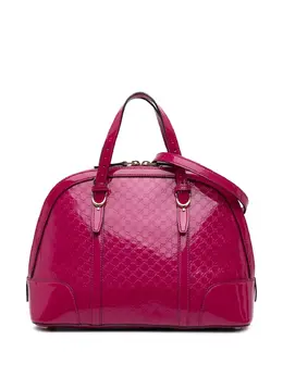Gucci 2016-2025 Medium MicroGuccissima Patent Nice Dome satchel 31119542