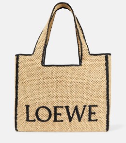 Paula's ibiza большая сумка-тоут из рафии Loewe, бежевый p00812277 | natural
