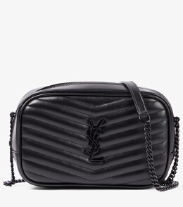 Кожаная сумка через плечо lou mini Saint Laurent, черный p00867151 | nero