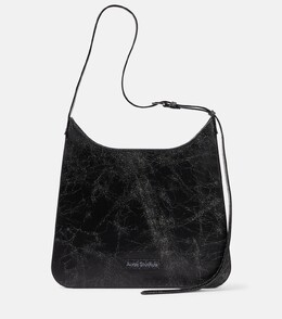 Кожаная сумка через плечо platt Acne Studios, черный p00890998 | black