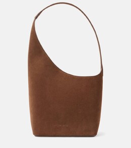 Сумка-тоут Demi Lune из замши Aesther Ekme, цвет suede chocolate p00959054 | suede chocolate
