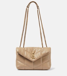 Кожаная сумка через плечо toy Saint Laurent, бежевый p00867152 | beige