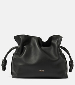 Кожаный клатч фламенко Loewe, черный p00909737 | black