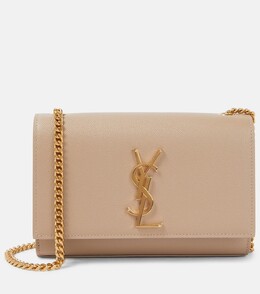 Маленькая кожаная сумка через плечо kate Saint Laurent, бежевый p00887206 | beige