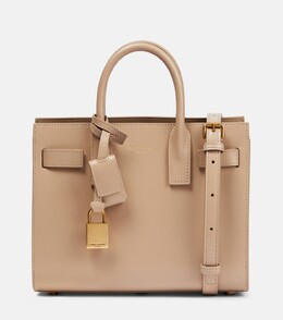 Сумка-тоут sac de jour из нанокожи Saint Laurent, бежевый p00777762 | beige