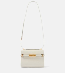 Миниатюрная кожаная сумка через плечо manhattan Saint Laurent, белый p00832937 | white