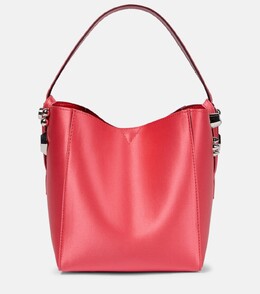 Миниатюрная атласная сумка-ведро cabachic Christian Louboutin, розовый p00813160 | pink
