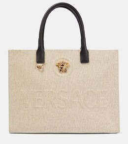 Холщовая сумка-тоут la medusa Versace, бежевый p00778450 | beige