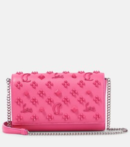 Кожаный клатч paloma Christian Louboutin, розовый p00884222 | pink
