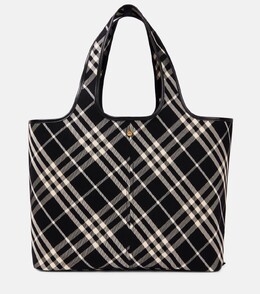 Сумка-тоут Burberry Check Medium Burberry, цвет black/calico p00946984 | black/calico
