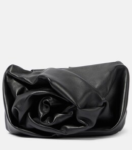 Розовый кожаный клатч Burberry, черный p00855082 | black