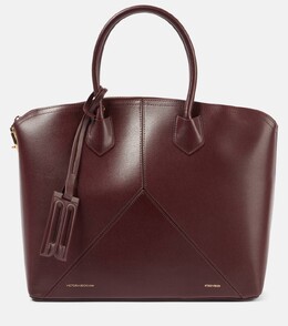 Маленькая кожаная сумка-тоут Victoria Victoria Beckham, бордовый p00931220 | burgundy