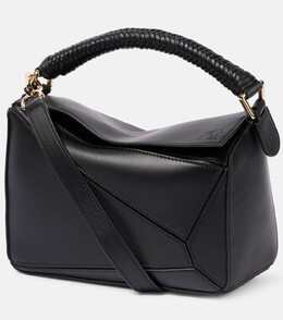 Сумка-через-боди Puzzle Small из натуральной кожи Loewe, черный p00986272 | black