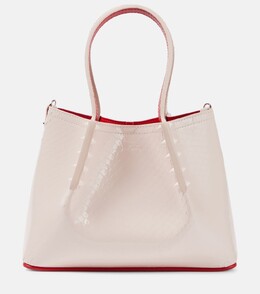 Кожаная сумка-тоут cabarock mini Christian Louboutin, коричневый p00884240 | leche