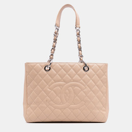 Chanel Beige Caviar Grand Shopping Tote 1179909