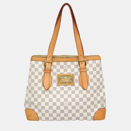 Louis Vuitton Hampstead MM Damier Azur Canvas Shoulder Bag 1179610