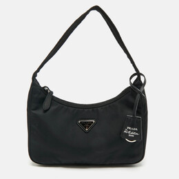 Prada Black Nylon Re-Edition 2000 Shoulder Bag 1178794