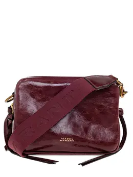 Isabel Marant Wardy Camera logo-detailed leather shoulder bag 30945195