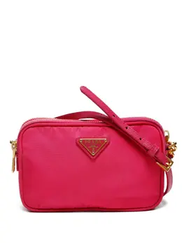 Prada 2010s Triangle-logo shoulder bag 31067978